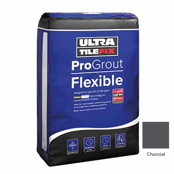 UltraTile ProGrout Flexible Tile Grout Charcoal 3kg Buy Online The Tilers Hub