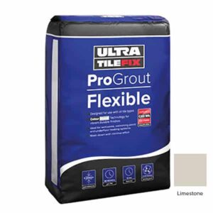 UltraTileFix ProGrout Flexible Tile Grout Limestone 3kg