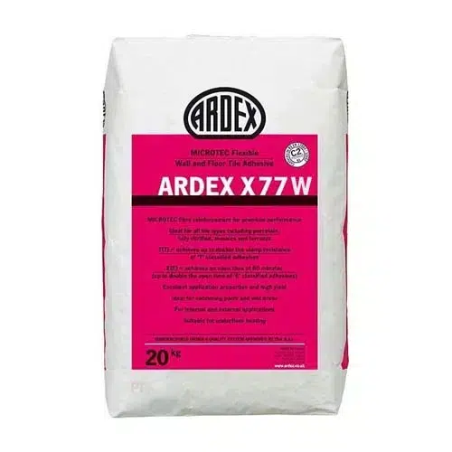 Ardex X77 Microtec White Standard Set S1 Adhesive 20kg