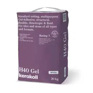 Kerakoll H40 Gel White Standard Set S1 Adhesive 20kg