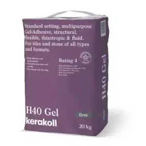 Kerakoll H40 Gel Grey Standard Set S1 Adhesive 20kg