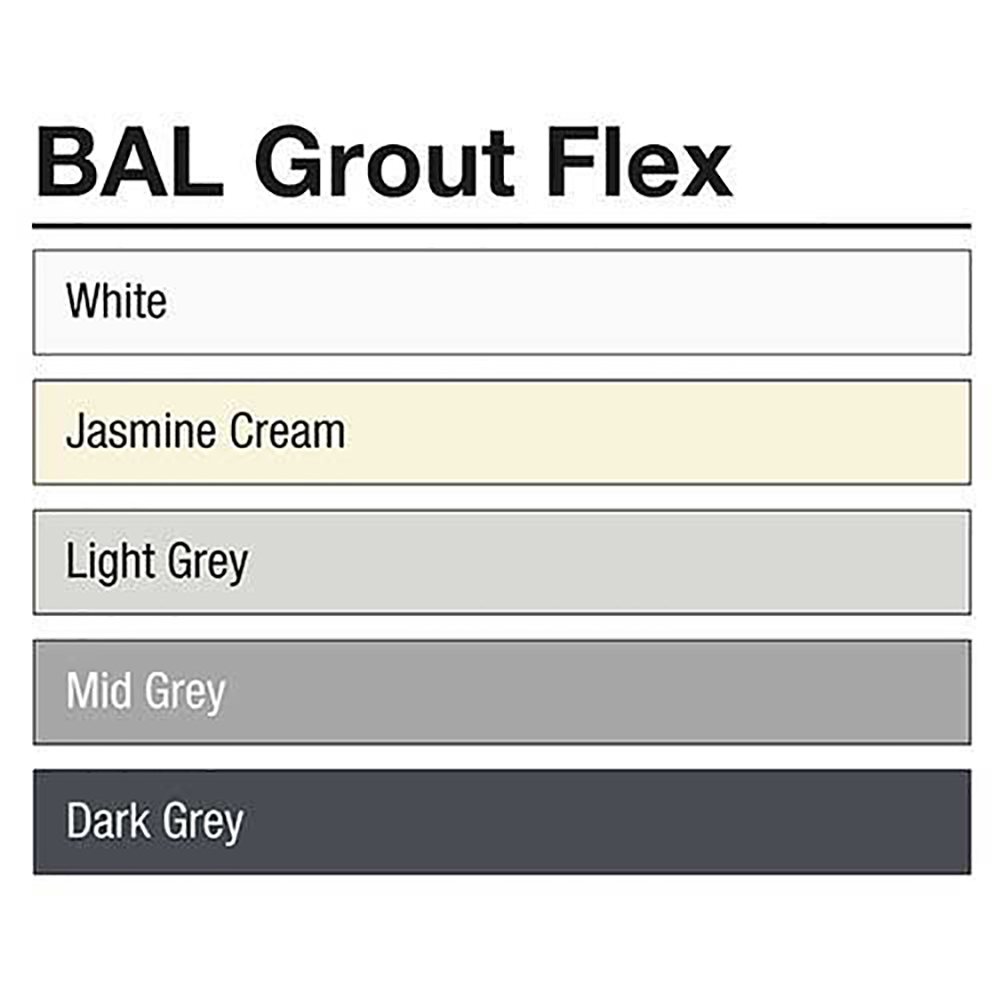 BAL Grout Flex Wide Joint Flexible Dark Grey Tile Grout 10kg_2