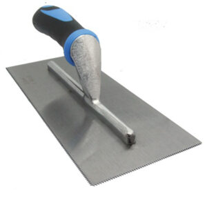 Genesis 2mm V Notch Trowel with Soft Grip