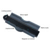 Bihui Lockable PVC Contour Gauge 250 x 105mm_3