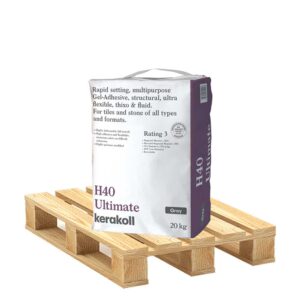 Kerakoll H40 Ultimate S2 Rapid Set Grey Adhesive 20kg - Pallet Deal