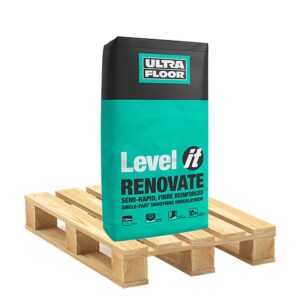 UltraFloor Level It Renovate Semi-Rapid Internal & External Smoothing Compound 20kg - Pallet Deal