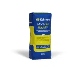 Kelmore MoreFlex Rapid S1 White Tile Adhesive - 20kg