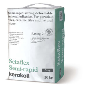 Kerakoll Setaflex Semi Rapid S1 Tile Adhesive Grey 20kg