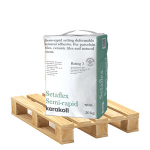 Kerakoll Setaflex Semi Rapid S1 Tile Adhesive White 20kg - Pallet Deal